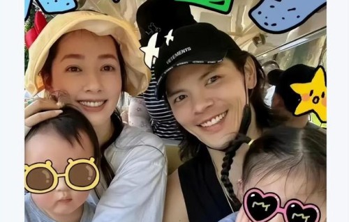 郭碧婷透露孩子近况，女儿粘着父亲，父女太恩爱！