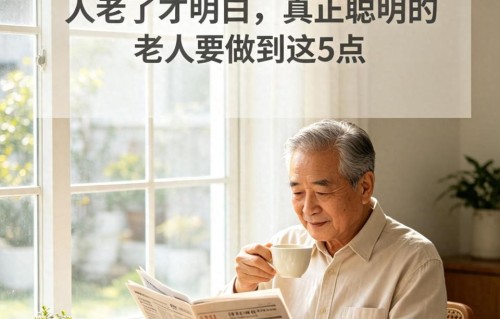 人老了才明白，真正聪明的老人要做到这5点